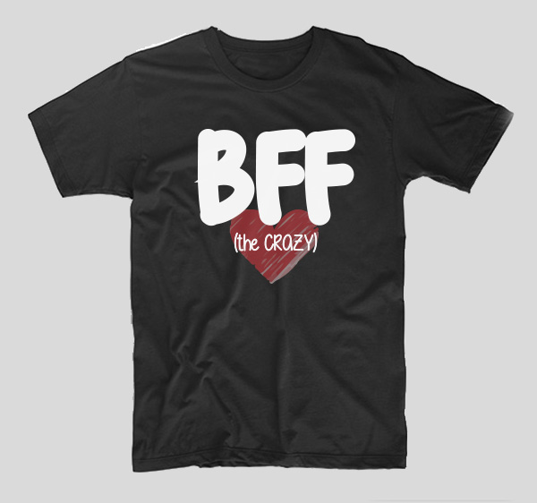 tricou-negru-bff-the-crazy