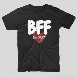 tricou-negru-bff-the-goofy