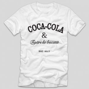 tricou-alb-cu-mesaje-haios-coca-cola-si-tigari-la-bucata-cocaine-and-caviar-funny