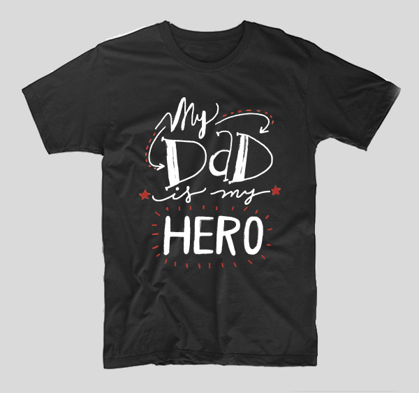 tricou-negru-cu-mesaj-pentru-tatici-haios-my-dad-is-my-hero