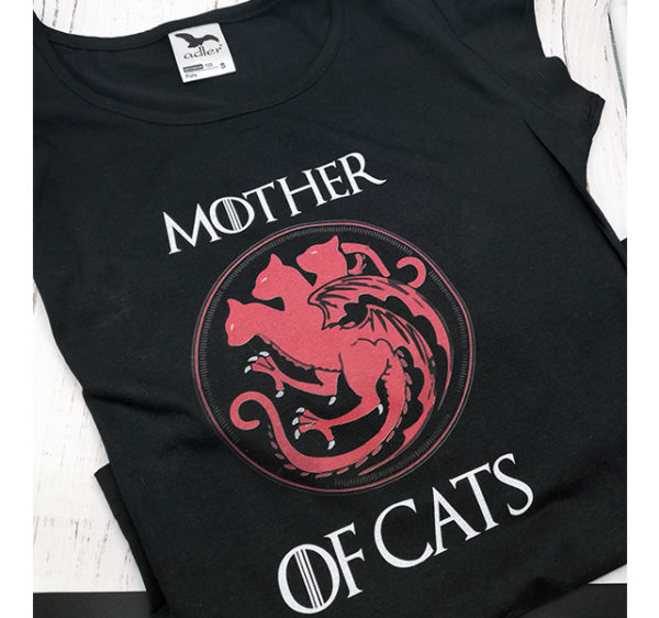 tricou-negru-mother-of-cats-game-of-thronews