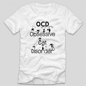 tricou-alb-cu-mesaj--haios-pentru-iubitoarele-de-pisic-ocd-obsessive-cat-disorder