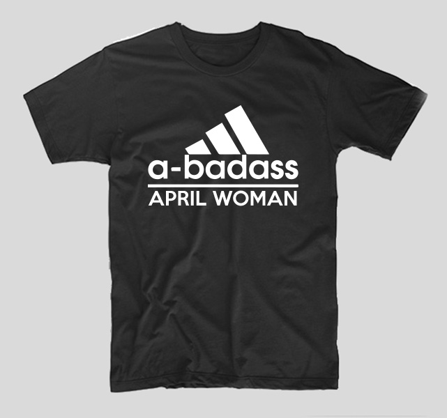 tricou-negru-cu-mesaj-haios-adidas-a-badass-april-woman