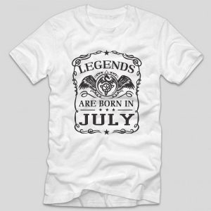 tricou-alb-cu-mesaj-aniversare-luna-nasterii-legends-are-born-in-july