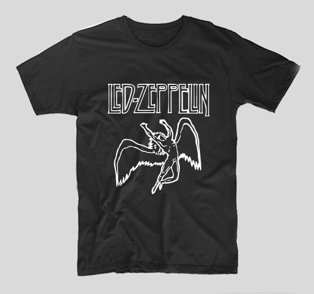 tricou-negru-mesaj-led-zeppelin-rock
