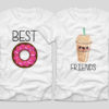 tricouri-albe-cu-mesaje-pentru-bff-donut-gogoasa-frappe-best-friends