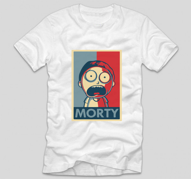 tricou-alb-cu-mesaj-haios-morty-rick-and-morty