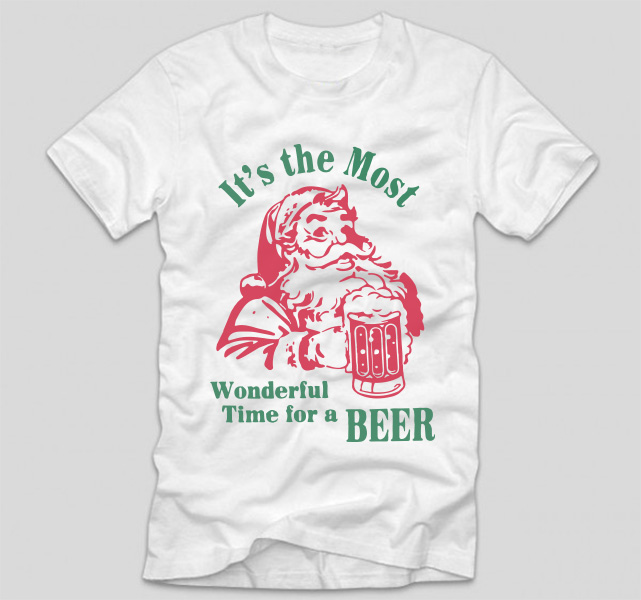 Tricou Craciun Time Beer - Tricouri mesaje