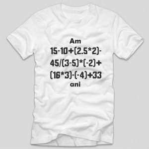 tricou-alb-cu-mesaj-am-50-ani-matematica