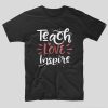 tricou-profesor-negru-teach-love-inspire
