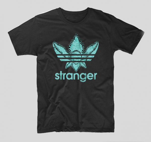 tricou-stranger-things-stranger-leaf-negru