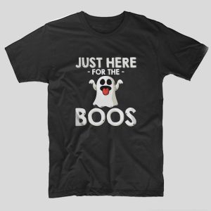 tricou-halloween-just-here-for-the-boos-negru