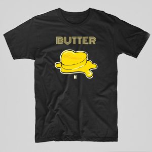 Tricou-Bts-Butter-Negru