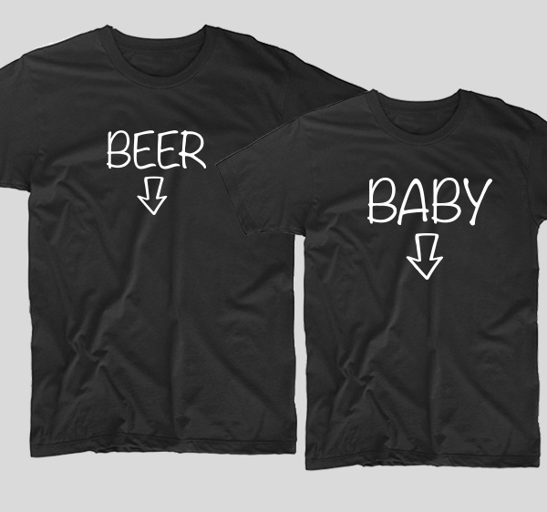 Tricouri-cupluri-Baby-Beer-negru