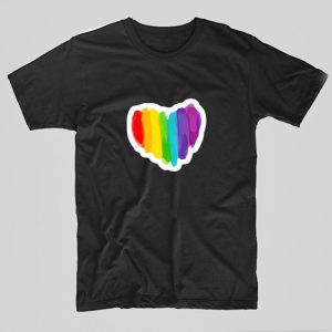 Tricou-LGBT-Little-Heart-negru
