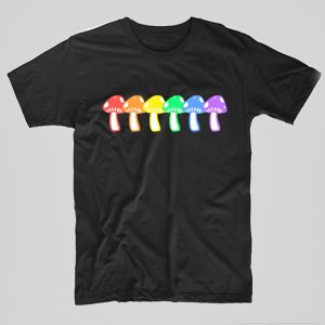 Tricou-LGBT-Mushroom-negru